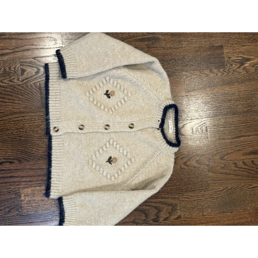 Child’s Size 9 Love Camp Cardigan, Folk Lore